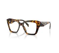 Prada Donna PR 09ZV VAU1O1 Montature da vista Acetato Tartaruga Trasparente Squadrata Normale