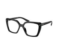 Prada Donna PR 16ZV 1AB1O1 Montature da vista Acetato Nero Squadrata Normale