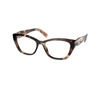 Prada Donna PR 19WV 07R1O1 Montature da vista Acetato Tartaruga Trasparente Cat Eye Normale