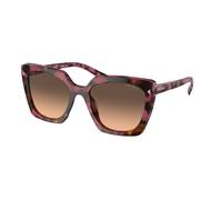 Prada Donna PR 23ZS 18N50C Occhiali da sole Acetato Marrone Marrone Squadrata Normale Sfumato