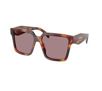 Prada Donna PR 24ZS 22A20I Occhiali da sole Acetato Tartaruga Marrone Squadrata Normale