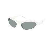 Prada Donna PR A20S 17K3C2 Occhiali da sole Acetato Bianco Grigio Geometrica Normale