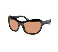 Prada Donna PR A27S 16K07V Occhiali da sole Acetato Nero Arancione Farfalla Normale