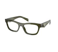 Prada Donna PR B01V 19Z1O1 Montature da vista Acetato Verde Trasparente Farfalla Normale