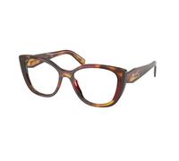 Prada Donna PR B04V 22A1O1 Montature da vista Acetato Havana Trasparente Cat Eye Normale