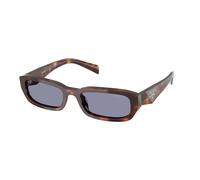Prada Donna PR B06S 15W03N Occhiali da sole Acetato Tartaruga Grigio Squadrata Normale