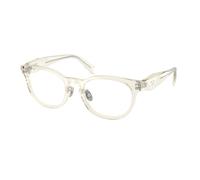 Prada Donna PR B06VD 19X1O1 Montature da vista Acetato Grigio Trasparente Pantos Normale
