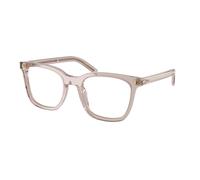 Prada Donna PR B11V 29D1O1 Montature da vista Acetato Viola Trasparente Pillow Normale