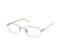Prada Donna PR B54V 1BC1O1 Montature da vista Metallo Argento Trasparente Squadrata Normale
