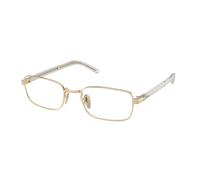 Prada Donna PR B54V ZVN1O1 Montature da vista Metallo Oro Trasparente Squadrata Normale