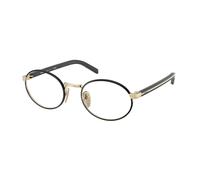 Prada Donna PR B55V AAV1O1 Montature da vista Metallo Oro Trasparente Rotonda Normale