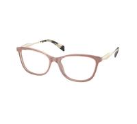 Prada Donna Prada PR 02YV 01Y1O1 Montature da vista Acetato Blu Trasparente Farfalla Normale