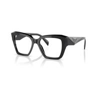 Prada Donna Prada PR 09ZV 1AB1O1 Montature da vista Acetato Nero Trasparente Squadrata Normale