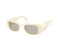 Prada Donna Prada PR 17WS 21D5J2 Occhiali da sole Acetato Bianco Marrone Squadrata Normale