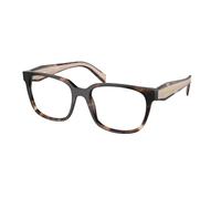 Prada Donna Prada PR 17ZV 07R1O1 Montature da vista Acetato Marrone Squadrata Normale