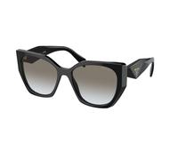 Prada Donna Prada PR 19ZS 1AB0A7 Occhiali da sole Acetato Nero Grigio Pillow Normale Sfumato