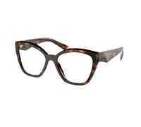 Prada Donna Prada PR 20ZV 14L1O1 Montature da vista Acetato Tartaruga Trasparente Geometrica Normale