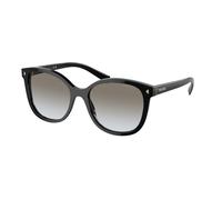 Prada Donna Prada PR 22ZS 1AB0A7 Occhiali da sole Acetato Nero Grigio Squadrata Normale Sfumato
