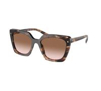 Prada Donna Prada PR 23ZS 07R0A6 Occhiali da sole Acetato Tartaruga Marrone Squadrata Normale Sfumato