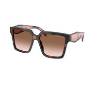 Prada Donna Prada PR 24ZS 23A0A6 Occhiali da sole Acetato Tartaruga Marrone Squadrata Normale Sfumato