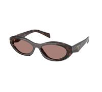 Prada Donna Prada PR 26ZS 17N60B Occhiali da sole Acetato Tartaruga Marrone Geometrica Normale
