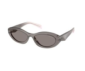Prada Donna Prada PR 26ZS 20F80Q Occhiali da sole Acetato Grigio Grigio Geometrica Normale
