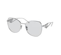 Prada Donna Prada PR 57YS 1BC07D Occhiali da sole Metallo Argento Grigio Geometrica Fotocromatiche