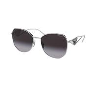 Prada Donna Prada PR 57YS 1BC5D1 Occhiali da sole Acciaio Argento Grigio Geometrica Normale Sfumato