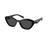 Prada Donna Prada PR A02S 16K08Z Occhiali da sole Acetato Nero Grigio Farfalla Normale