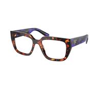 Prada Donna Prada PR A03V 14O1O1 Montature da vista Acetato Marrone Geometrica Normale