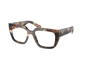 Prada Donna Prada PR A03V 14P1O1 Montature da vista Acetato Marrone Geometrica Normale