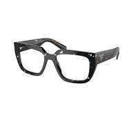Prada Donna Prada PR A03V 15O1O1 Montature da vista Acetato Marrone Trasparente Geometrica Normale