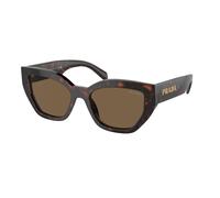 Prada Donna PR A09S 16N5Y1 Occhiali da sole Acetato Marrone Marrone Farfalla Normale