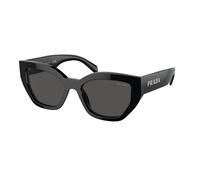 Prada Donna Prada PR A09S 1AB5S0 Occhiali da sole Acetato Nero Grigio Farfalla Normale