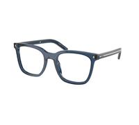 Prada Donna Prada PR B11V 08Q1O1 Montature da vista Acetato Blu Pillow Normale