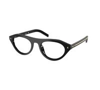 Prada Donna Prada PR B15S 16K60K Occhiali da sole Acetato Nero Trasparente Geometrica Normale