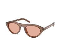 Prada Donna Prada PR B15S 28I50W Occhiali da sole Acetato Trasparente Rosa Geometrica Normale