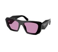 Prada Donna Prada PR B18S 16K30G Occhiali da sole Acetato Nero Viola Squadrata Normale