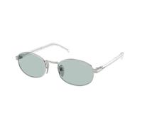 Prada Donna Prada PR B53S 1BC40N Occhiali da sole Metallo Argento Blu Rotonda Normale