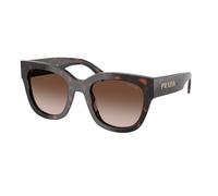 Prada Donna Prada PR C04S 17N80A Occhiali da sole Acetato Tartaruga Marrone Squadrata Normale Sfumato