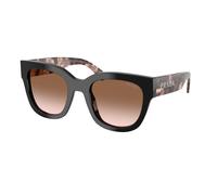 Prada Donna Prada PR C04S 28F90P Occhiali da sole Acetato Nero Marrone Squadrata Normale Sfumato