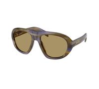 Prada Occhiali da Sole PRC05S 23G70G Striped Laguna/Verde Oliva Donna 57/18/135