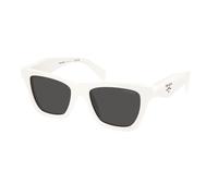 Prada Donna Prada PR C07S 17K08Z Occhiali da sole Acetato Bianco Grigio Farfalla Normale