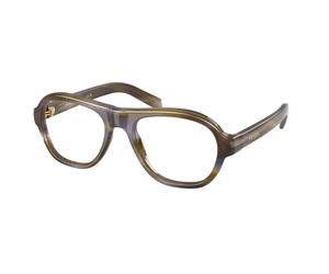 Prada Donna Prada PR C12V 23G1O1 Montature da vista Acetato Marrone Pillow Normale