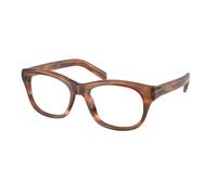 Prada Donna Prada PR C13V 24G1O1 Montature da vista Acetato Marrone Pillow Normale