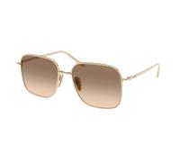 Prada Donna Prada PR C54SD ZVN50T Occhiali da sole Metallo Oro Marrone Squadrata Normale Sfumato