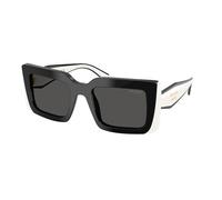 Prada Donna Prada PR D01S 20G08Z Occhiali da sole Acetato Nero Grigio Squadrata Normale