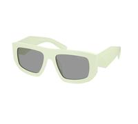 Prada Donna Prada PR D04SU 05K50Q Occhiali da sole Acetato Verde Grigio Geometrica Normale