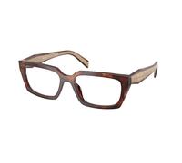 Prada Donna Prada PR D05V 00K1O1 Montature da vista Acetato Marrone Trasparente Squadrata Normale