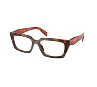 Prada Donna Prada PR D05V 01K1O1 Montature da vista Acetato Tartaruga Trasparente Squadrata Normale
